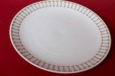 Thomas Medaillon Speiseteller abstrakt ocker-schwarz  vintage 2. Wahl mehr da