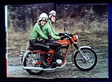 Zündapp KS 125 Sport, Poster, originale aus Zeitschrift 1975