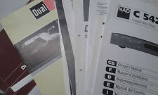 Original BDA Bedienungsanleitung Sony ST-SE700 , 500 , 300 RDS in DE