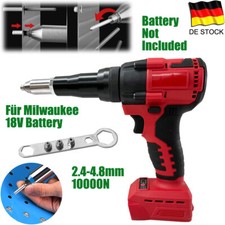 10000N Elektrisch Nietpistole Blindnietgerät Popnietenzange für Milwaukee 18V