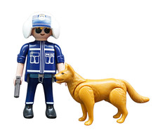 Playmobil Polizei Hund Mann Nr. 18168