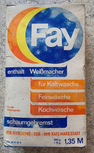 Ddr fay waschmittel veb - ddr,