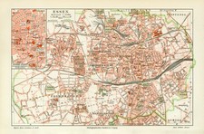 Essen historischer Stadtplan