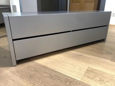 Schönbuch Schuhtruhe Logo Matt Lack Silber Grau