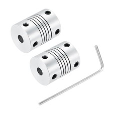 2 Stück Wellenkupplung 5mm