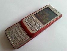 NOKIA E65 ROT-SILBER TOP+VIELE