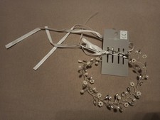 Haarband Silver Flowers