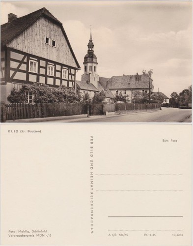 Ansichtskarte klix großdubrau - ansichtskarte, klix-großdubrau