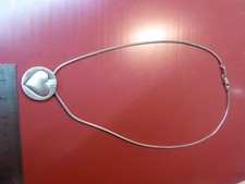 schöne Herz Kette ca. 43 cm