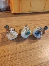 Keramik Figuren 3 Vögel