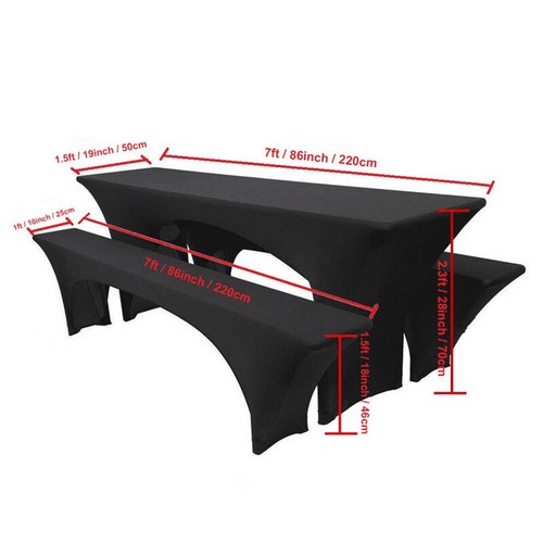3pcs stretch spandex tischtuch - stretch,