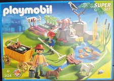 Playmobil 3124 Garten mit Teich, Gemüsegarten Superset Top Gepflegt Komplett