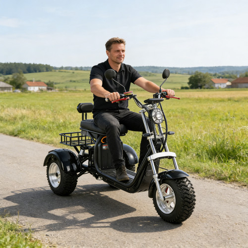 Harley elektro dreiradroller - harley, elektro-dreiradroller