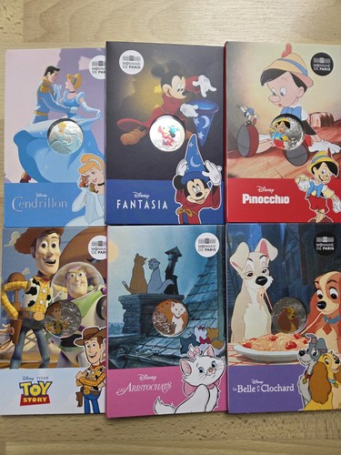 Euro disney monnaie - 6x,