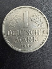 1 Deutsche Mark 1954 G Münze