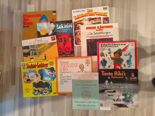 10x märchen schallplatten - 10x,