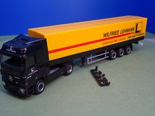 Herpa pritschensattelzug - mb,
