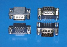 2x AMIGA 500/600/1200/2000/4000 JOYSTICKPORT / MAUSPORT BUCHSE - 9polig SubD