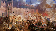 Blechschild krieg mittelalter - krieg,