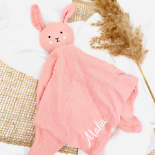 Personalisiertes Schmusetuch mit Name | Rosa