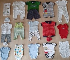 JUNGE Baby Paket Erstausstattung Gr. 50/56 62/68,  24 Teile 