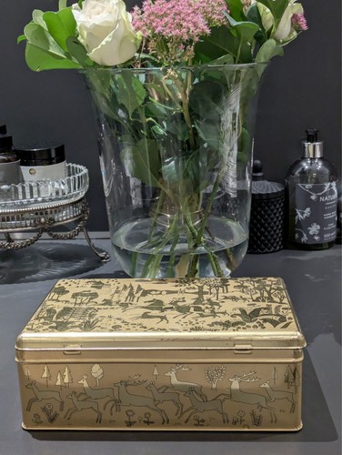 Bahlsen keksdose vintage gold - keksdose,