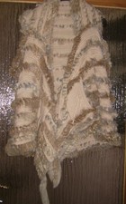 Strick-echt Pelz -Fell Weste