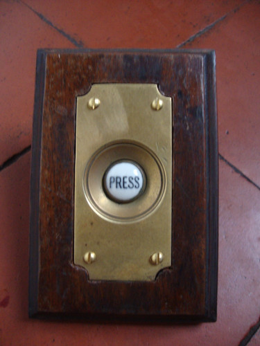 Antike türklingelpresse aus - türklingelpresse,