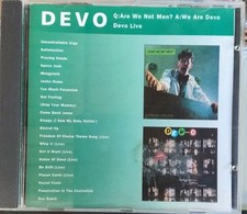Q: Are We Not Men? A: We Are Devo/Devo Live - CD - Post Punk/ New Wave 1978 + 81