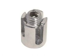 Edelstahl Kreuzklemme / Kreuzklemmring für Drahtseile mit 2,5mm Durchmesser