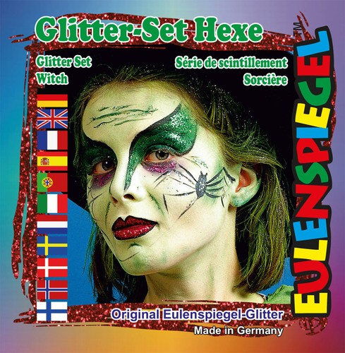 Eulenspiegel glitzer motiv set - eulenspiegel,