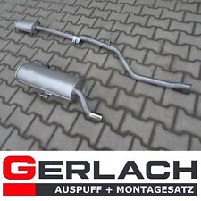 Auspuff für Peugeot 206 CC 1.6i 16V mit verchromten Endrohr Auspuffanlage 3621