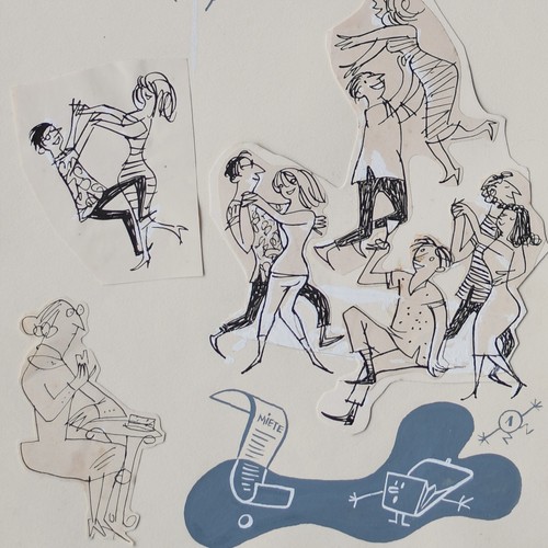 Illustration karikatur berlin - karikatur,