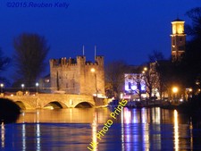 Photo 6x4 Athy at twilight It