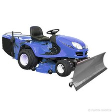 Universal Schneeschild mit Rädern 125x40cm Grau Einachser Rasentraktor Quad ATV