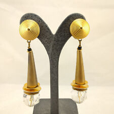 ⭐ Langani Ohrring Creolen Kreolen Stecker Ohr Clips Klip Perle Gold f. 5 ⭐