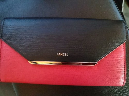 Lancel leder portemonnaie - lancel,