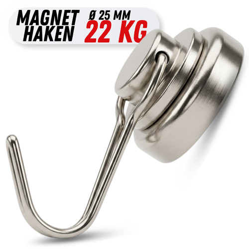 Neodym magnet haken kg - 22,