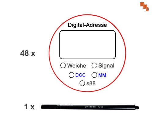 Digital adressen aufkleber - digital-adressen,