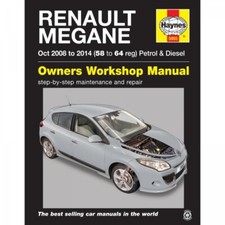 Renault Megane 10.2008-2014 Benzin Diesel Reparaturhandbuch Haynes