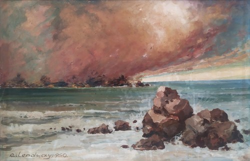 Original aquarellmalerei mitte - aquarellmalerei,