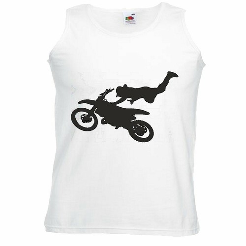 Tank top motocross silhouette - tank,