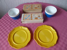 Konvolut DDR Plastikteile,Eisbecher ,Teller, Pfannkuchentüllen