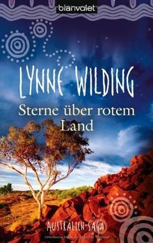 Sterne über rotem land - rotem,