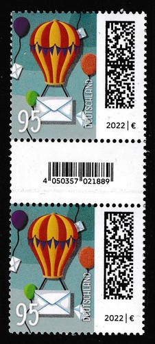 Ballonpost 3705 95c szd2 - ballonpost, r,