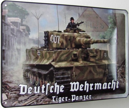 Blechschild 20x30cm gewölbt