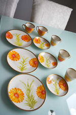 Frühstücksgeschirr Kaffeegeschirr Zeh-Scherzer Porzellan handbemalt,f.3 Personen