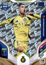 Fifa 365 Adrenalyn XL 2026 Trading Card FAN66 Cristiano Ronaldo Fans' Favourite