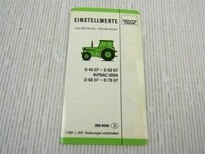 Deutz D4007 - D6207 Intrac