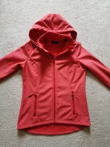Orange sport fleece jacke - fleece,